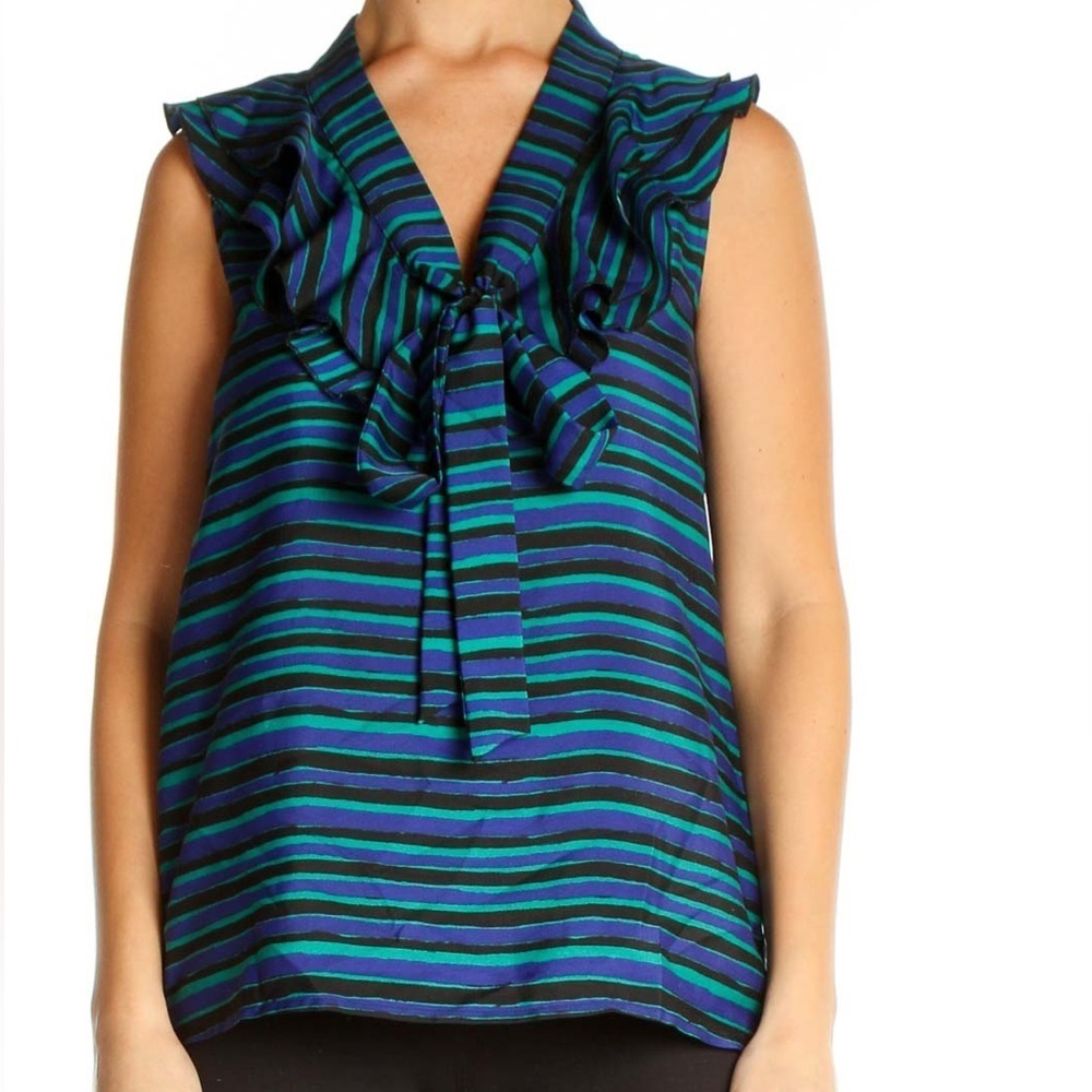 5‎ for $25 Loft striped sleeveless top